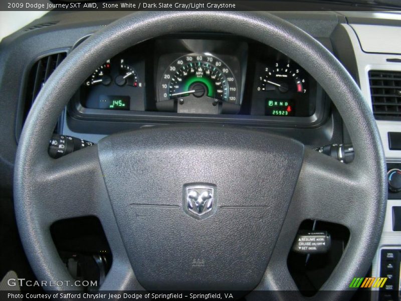 Stone White / Dark Slate Gray/Light Graystone 2009 Dodge Journey SXT AWD