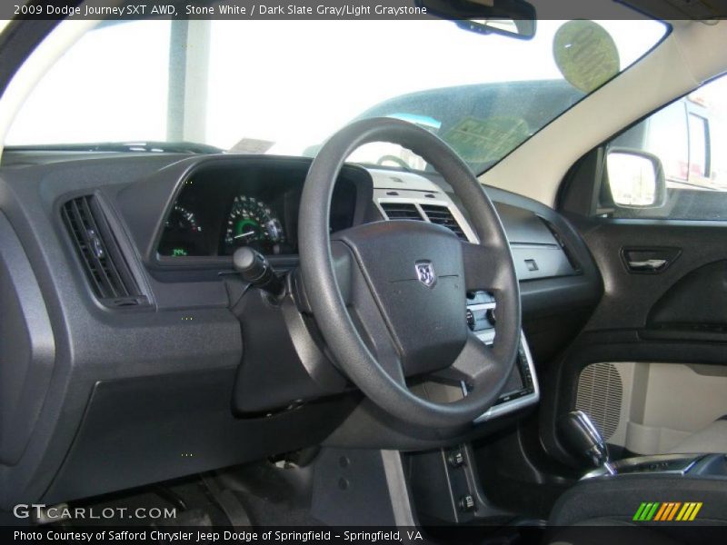Stone White / Dark Slate Gray/Light Graystone 2009 Dodge Journey SXT AWD