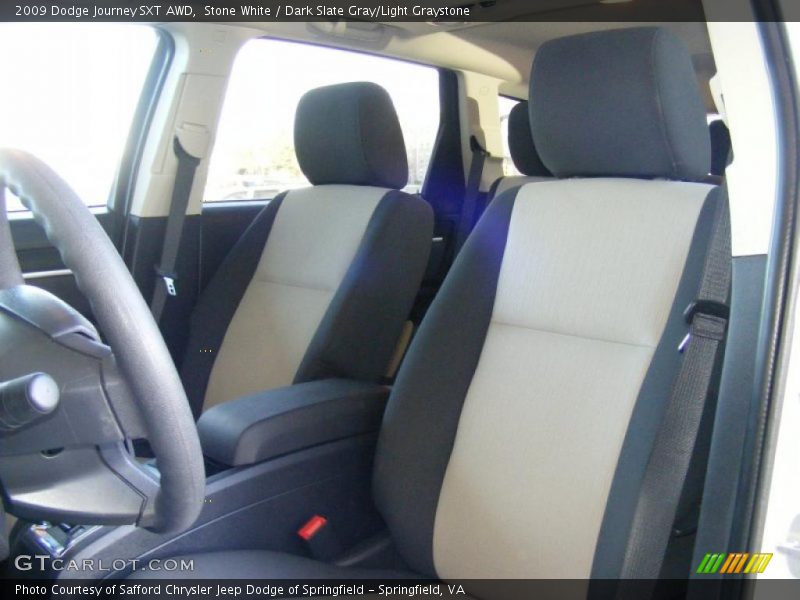 Stone White / Dark Slate Gray/Light Graystone 2009 Dodge Journey SXT AWD