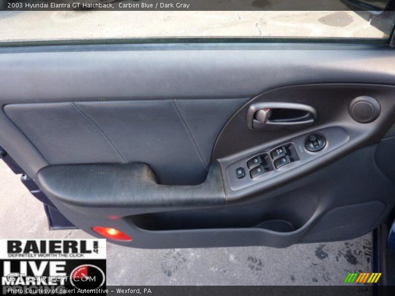 Carbon Blue / Dark Gray 2003 Hyundai Elantra GT Hatchback