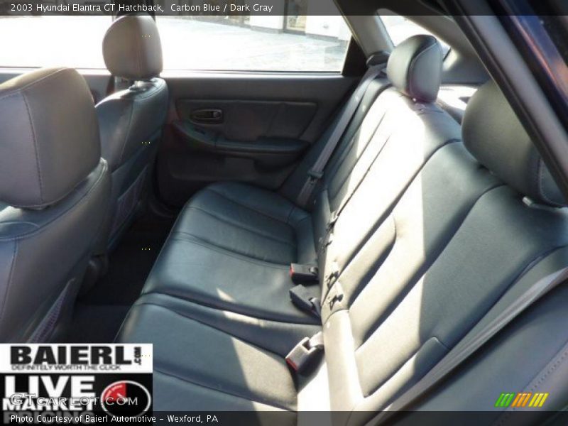 Carbon Blue / Dark Gray 2003 Hyundai Elantra GT Hatchback