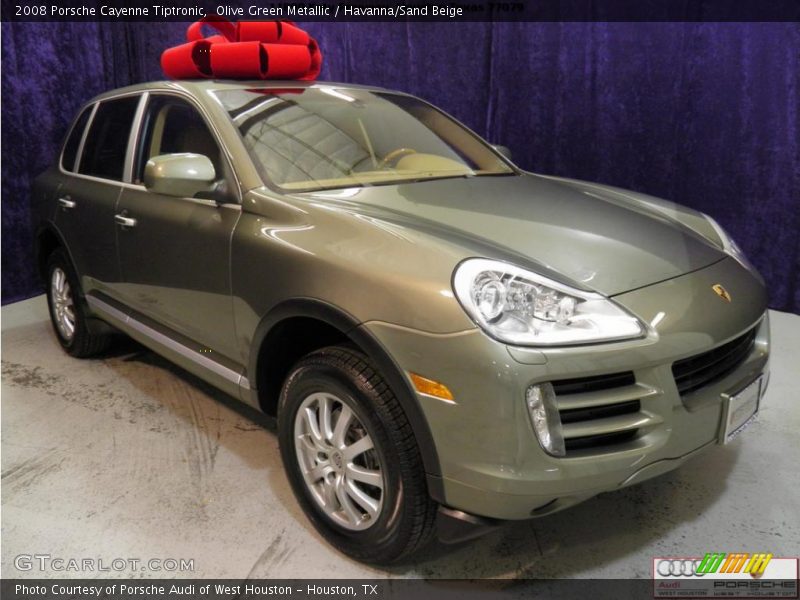 Olive Green Metallic / Havanna/Sand Beige 2008 Porsche Cayenne Tiptronic