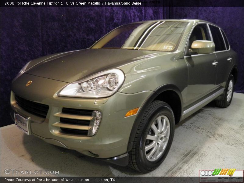 Olive Green Metallic / Havanna/Sand Beige 2008 Porsche Cayenne Tiptronic
