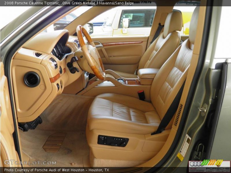 Olive Green Metallic / Havanna/Sand Beige 2008 Porsche Cayenne Tiptronic