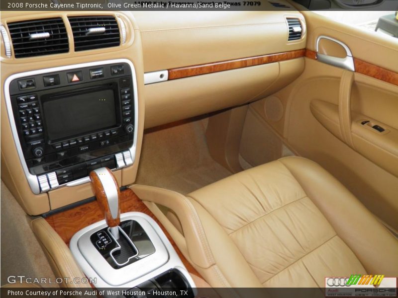 Olive Green Metallic / Havanna/Sand Beige 2008 Porsche Cayenne Tiptronic