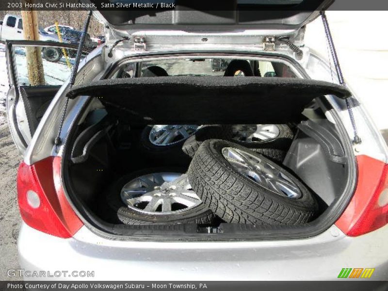 Satin Silver Metallic / Black 2003 Honda Civic Si Hatchback