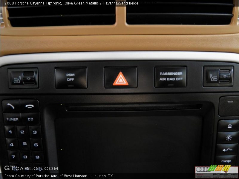 Olive Green Metallic / Havanna/Sand Beige 2008 Porsche Cayenne Tiptronic