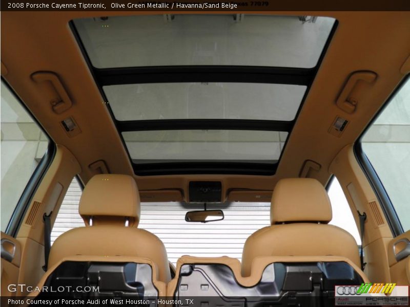 Olive Green Metallic / Havanna/Sand Beige 2008 Porsche Cayenne Tiptronic