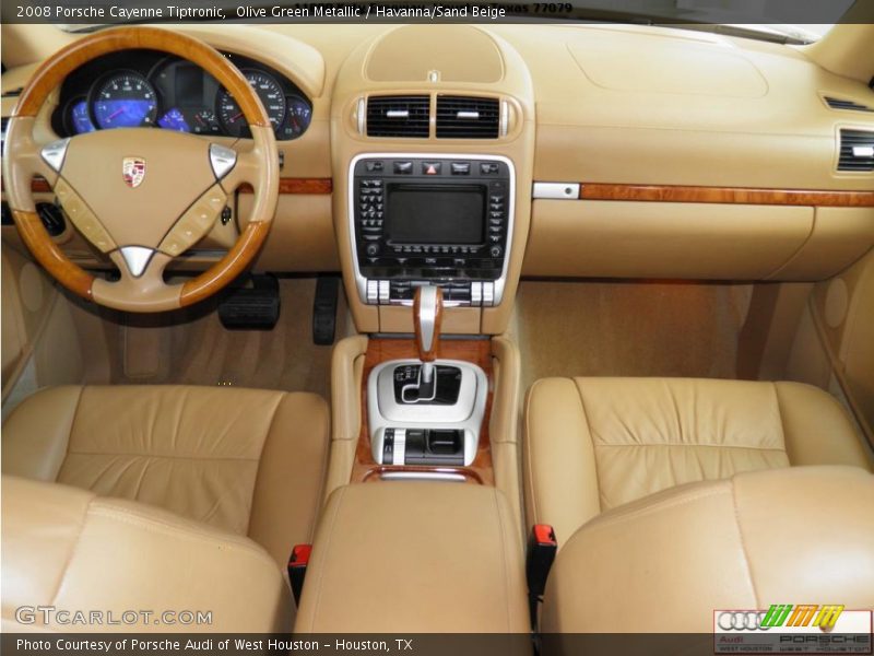 Olive Green Metallic / Havanna/Sand Beige 2008 Porsche Cayenne Tiptronic