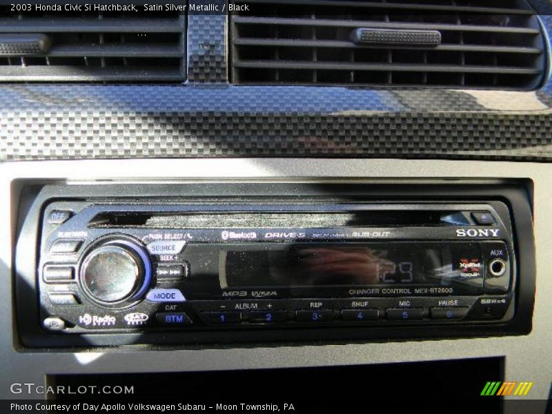 Satin Silver Metallic / Black 2003 Honda Civic Si Hatchback