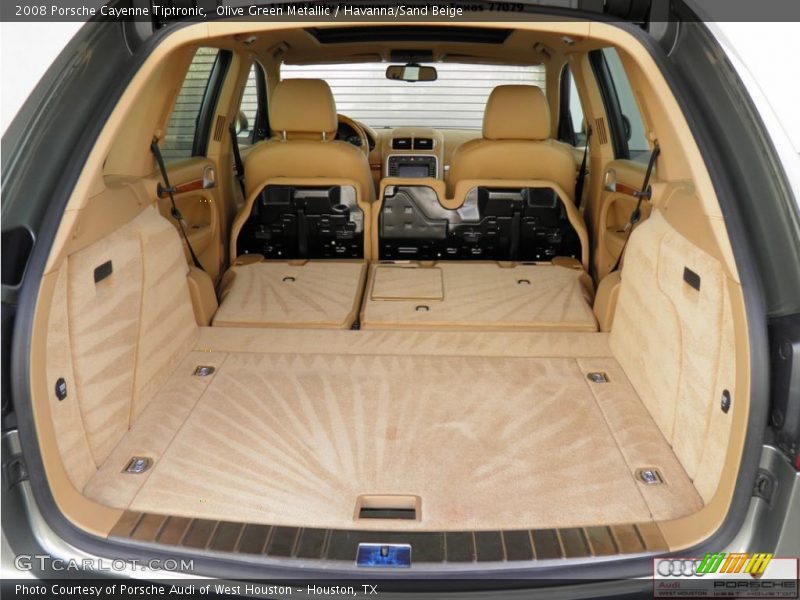 Olive Green Metallic / Havanna/Sand Beige 2008 Porsche Cayenne Tiptronic