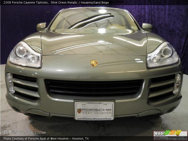 Olive Green Metallic / Havanna/Sand Beige 2008 Porsche Cayenne Tiptronic