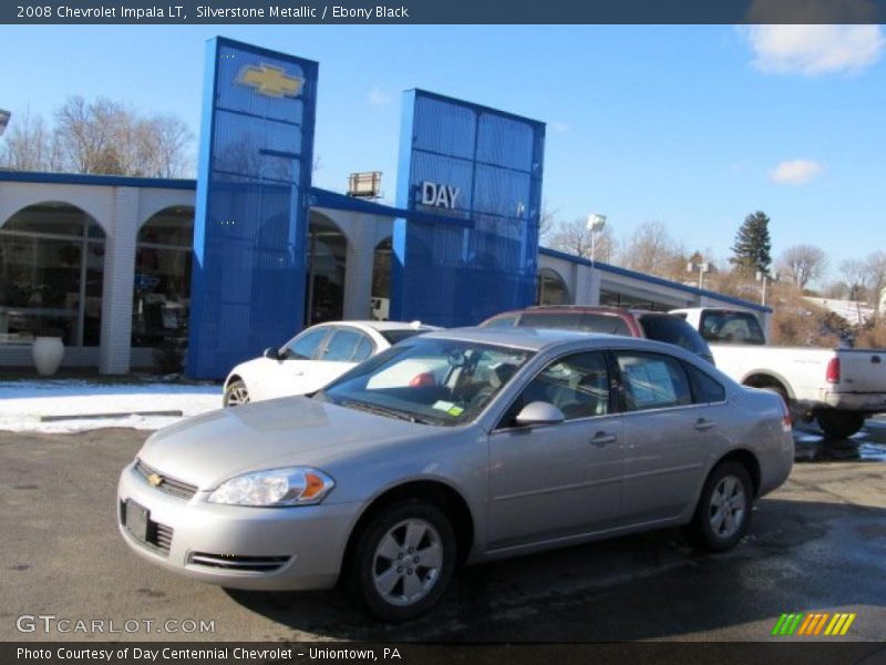 Silverstone Metallic / Ebony Black 2008 Chevrolet Impala LT