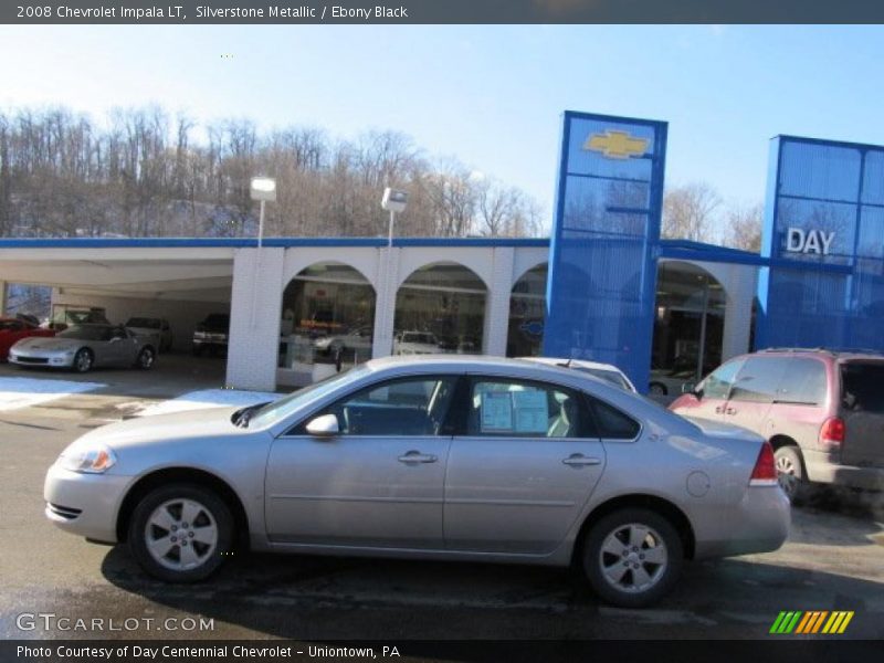 Silverstone Metallic / Ebony Black 2008 Chevrolet Impala LT