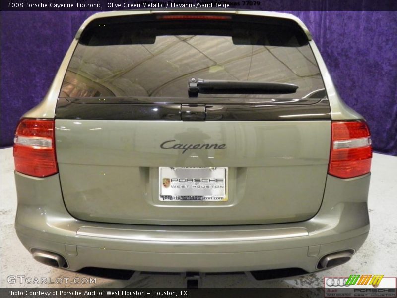 Olive Green Metallic / Havanna/Sand Beige 2008 Porsche Cayenne Tiptronic