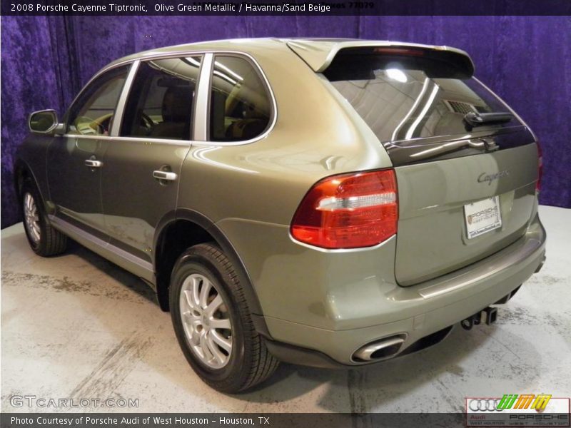 Olive Green Metallic / Havanna/Sand Beige 2008 Porsche Cayenne Tiptronic