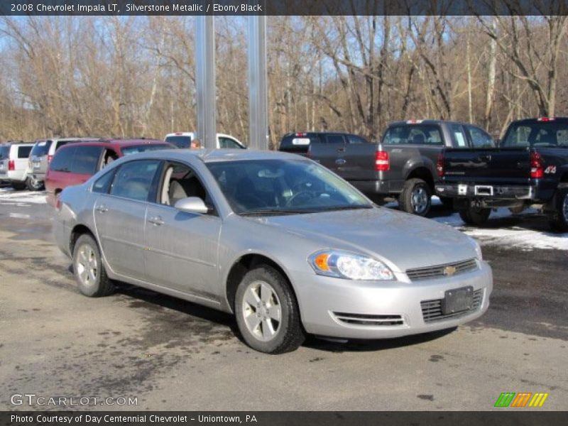 Silverstone Metallic / Ebony Black 2008 Chevrolet Impala LT
