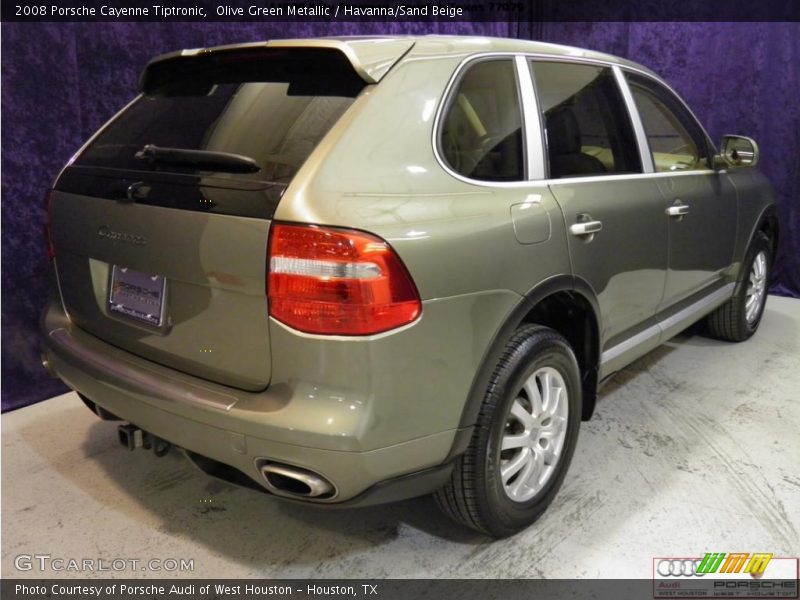 Olive Green Metallic / Havanna/Sand Beige 2008 Porsche Cayenne Tiptronic