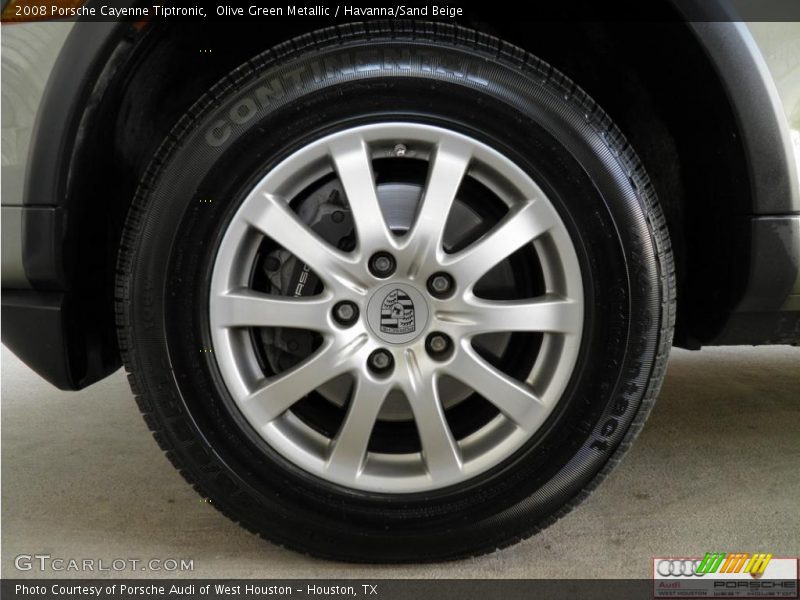 Olive Green Metallic / Havanna/Sand Beige 2008 Porsche Cayenne Tiptronic