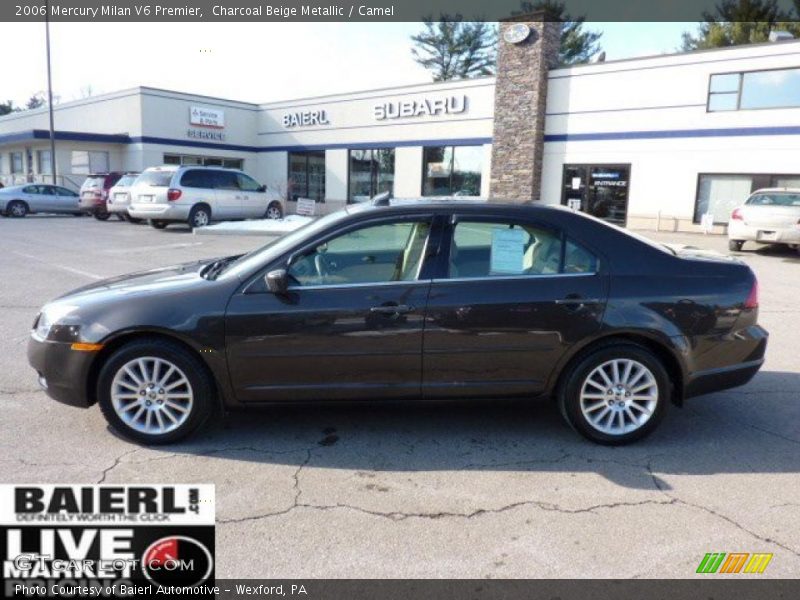 Charcoal Beige Metallic / Camel 2006 Mercury Milan V6 Premier