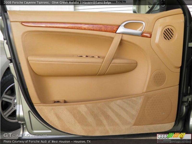 Olive Green Metallic / Havanna/Sand Beige 2008 Porsche Cayenne Tiptronic