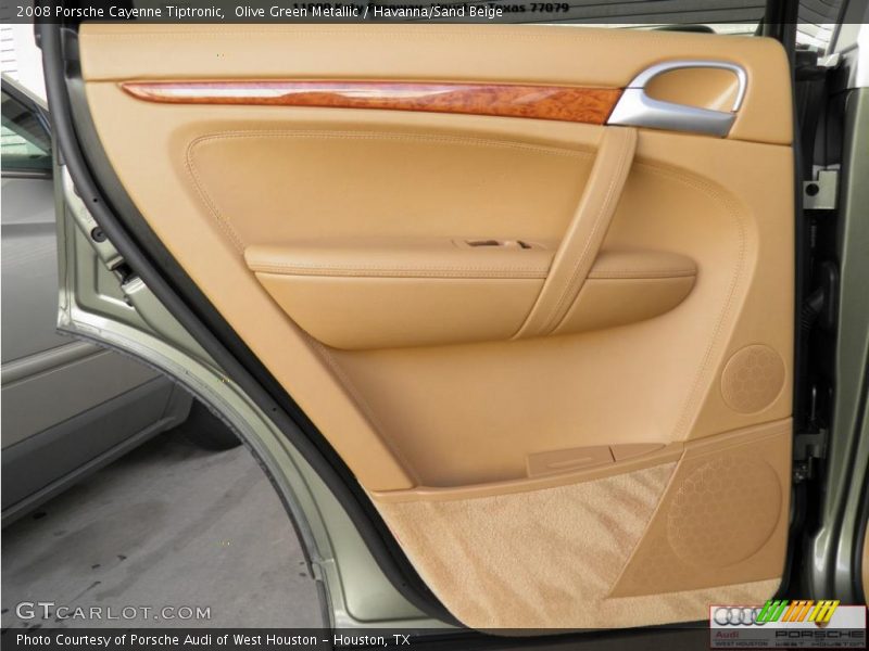 Olive Green Metallic / Havanna/Sand Beige 2008 Porsche Cayenne Tiptronic