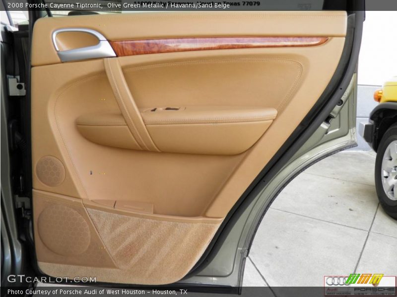 Olive Green Metallic / Havanna/Sand Beige 2008 Porsche Cayenne Tiptronic