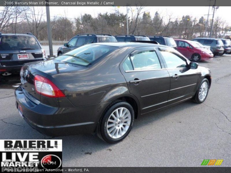 Charcoal Beige Metallic / Camel 2006 Mercury Milan V6 Premier