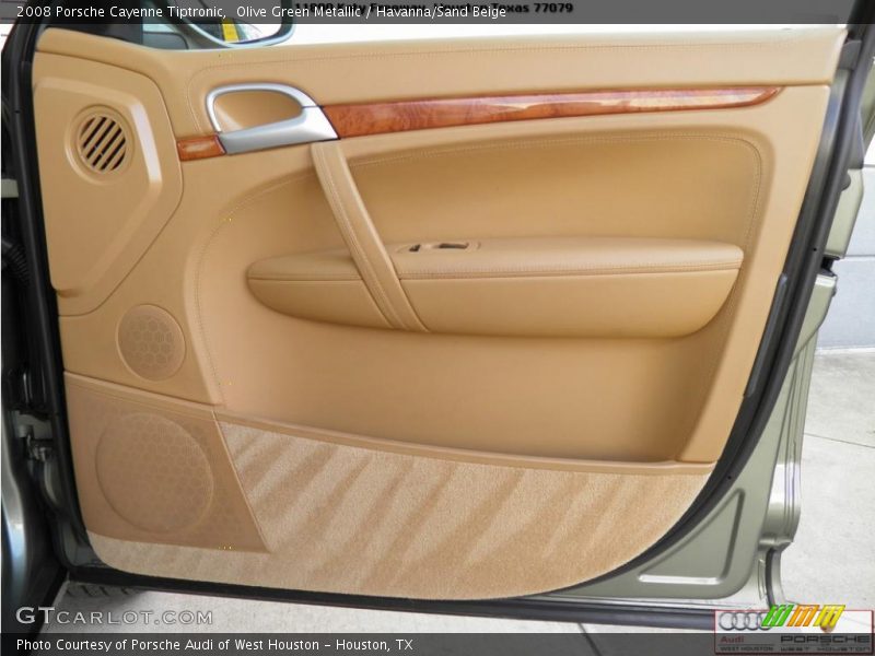 Olive Green Metallic / Havanna/Sand Beige 2008 Porsche Cayenne Tiptronic