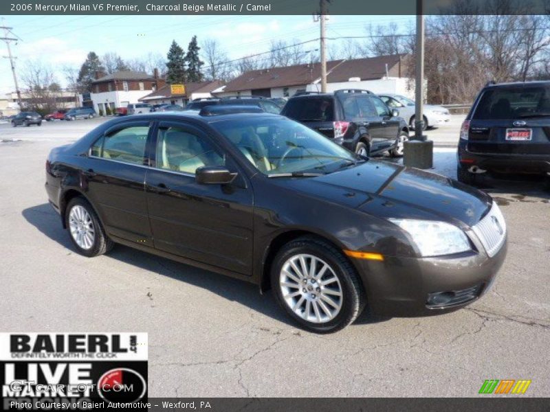 Charcoal Beige Metallic / Camel 2006 Mercury Milan V6 Premier