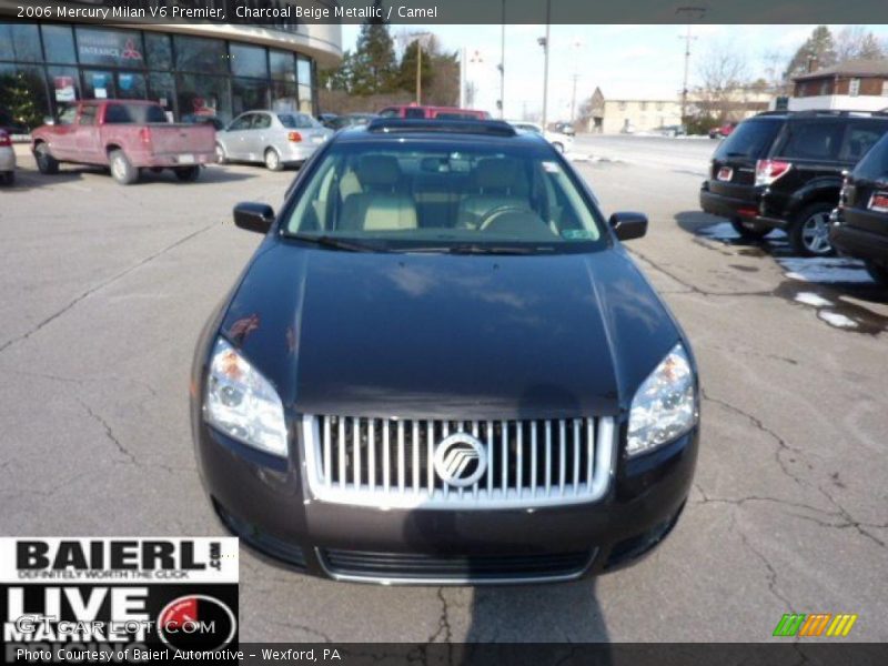 Charcoal Beige Metallic / Camel 2006 Mercury Milan V6 Premier