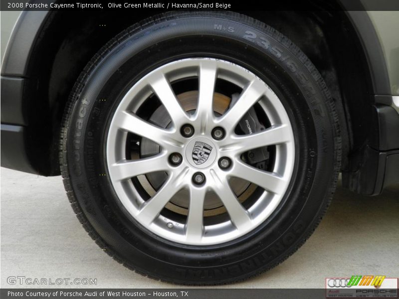 Olive Green Metallic / Havanna/Sand Beige 2008 Porsche Cayenne Tiptronic