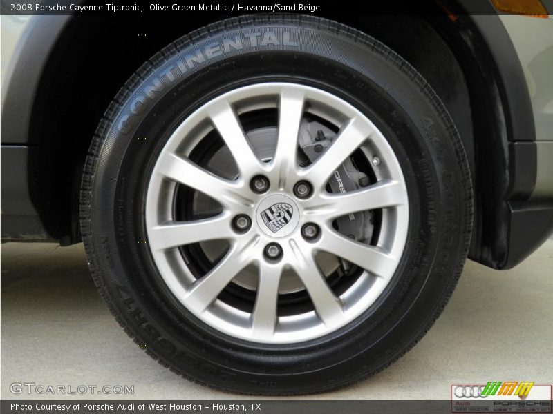 Olive Green Metallic / Havanna/Sand Beige 2008 Porsche Cayenne Tiptronic