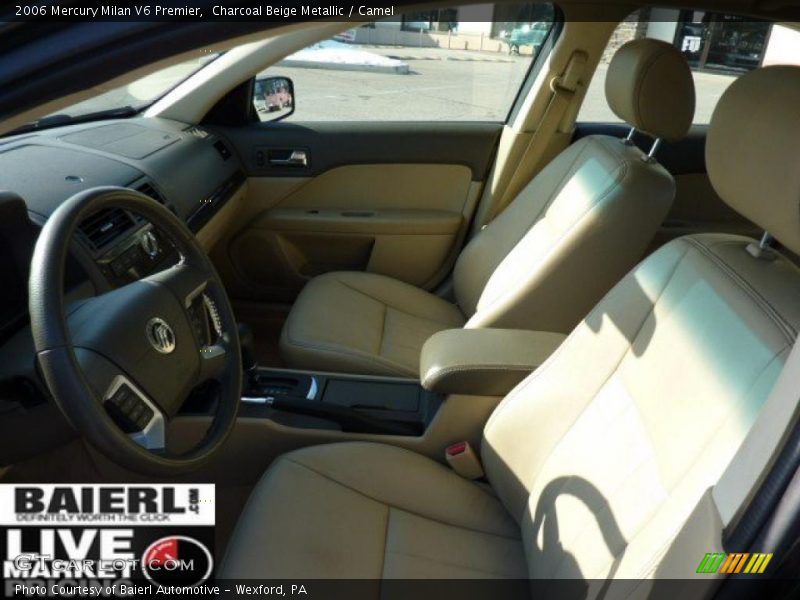 Charcoal Beige Metallic / Camel 2006 Mercury Milan V6 Premier