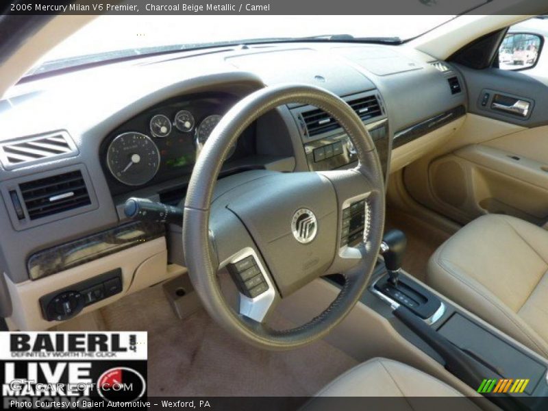 Charcoal Beige Metallic / Camel 2006 Mercury Milan V6 Premier