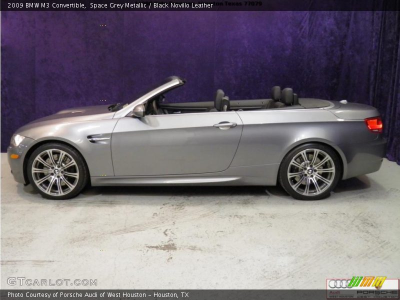 Space Grey Metallic / Black Novillo Leather 2009 BMW M3 Convertible