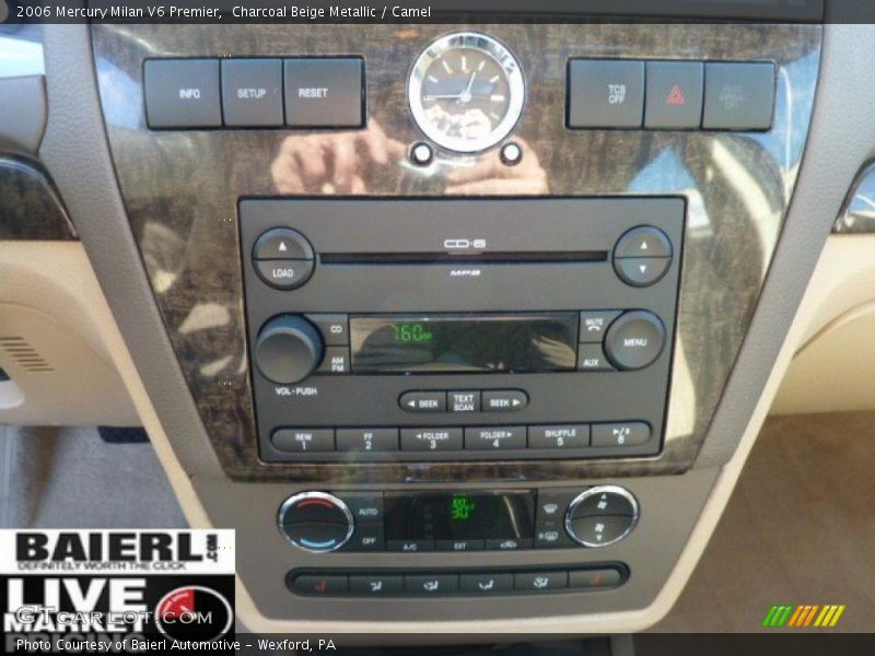 Charcoal Beige Metallic / Camel 2006 Mercury Milan V6 Premier
