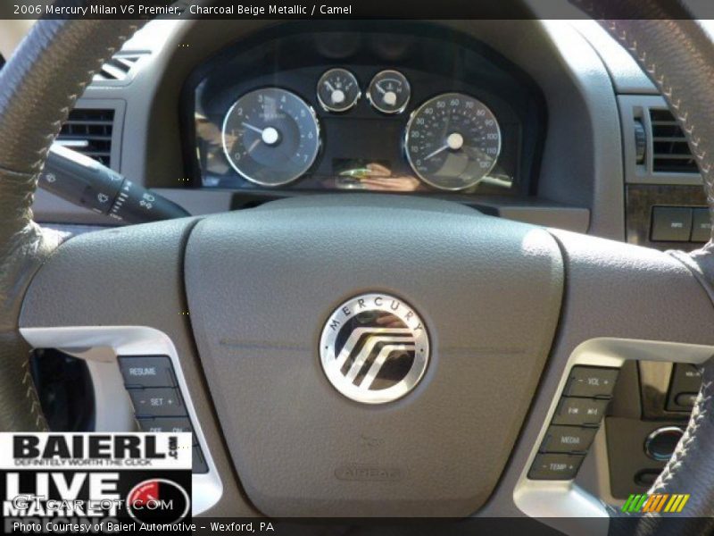 Charcoal Beige Metallic / Camel 2006 Mercury Milan V6 Premier