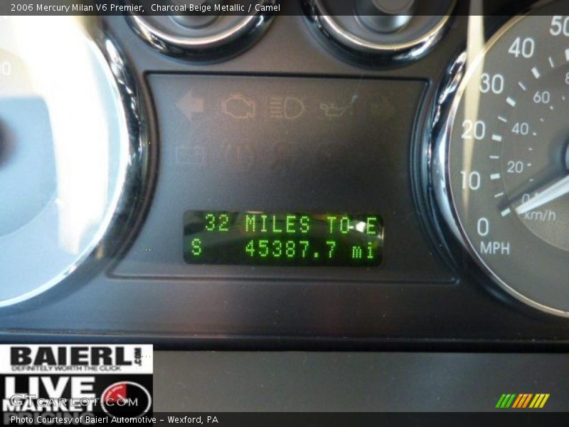 Charcoal Beige Metallic / Camel 2006 Mercury Milan V6 Premier