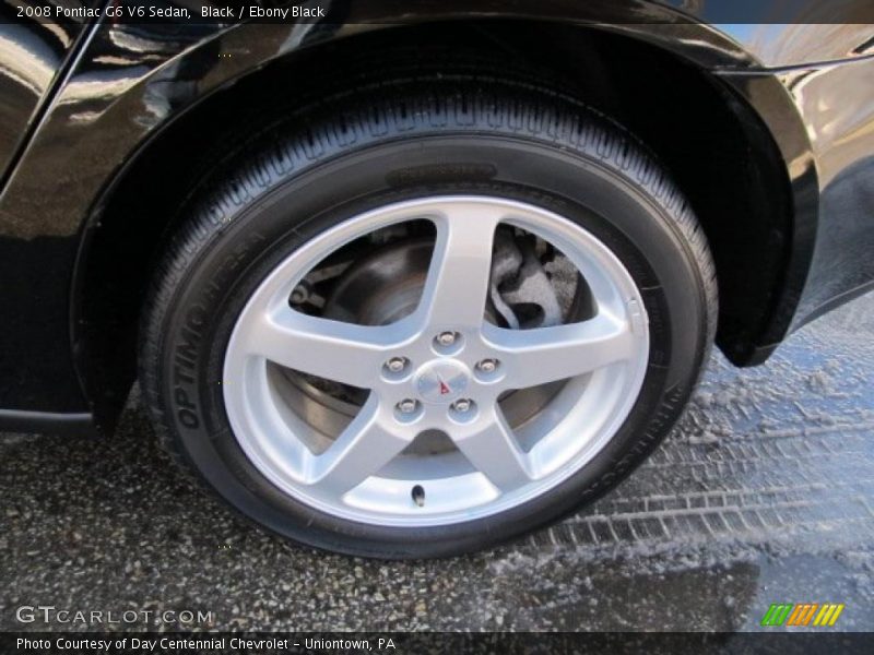 Black / Ebony Black 2008 Pontiac G6 V6 Sedan