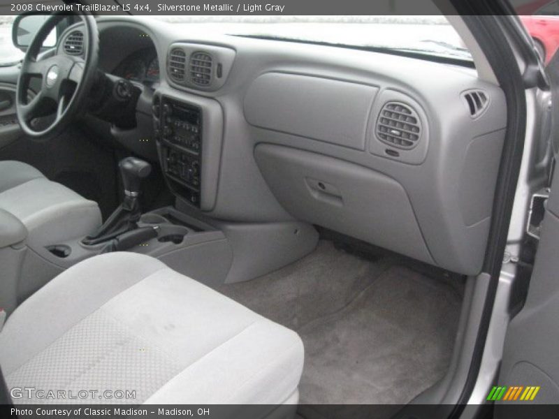 Silverstone Metallic / Light Gray 2008 Chevrolet TrailBlazer LS 4x4