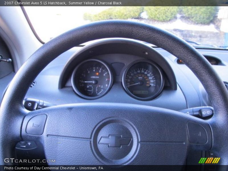 Summer Yellow / Charcoal Black 2007 Chevrolet Aveo 5 LS Hatchback