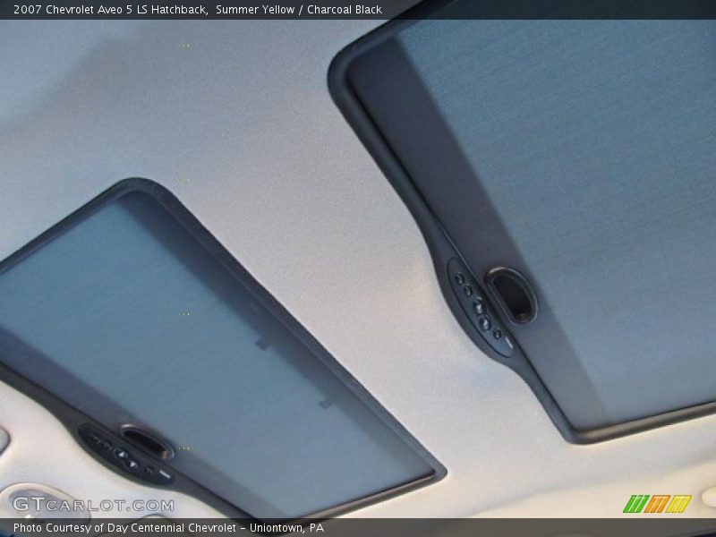 Summer Yellow / Charcoal Black 2007 Chevrolet Aveo 5 LS Hatchback
