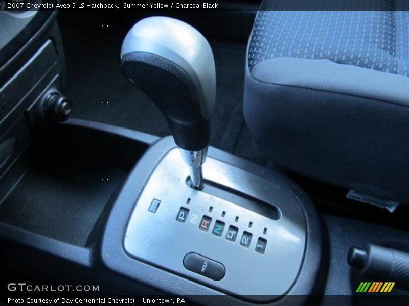 Summer Yellow / Charcoal Black 2007 Chevrolet Aveo 5 LS Hatchback