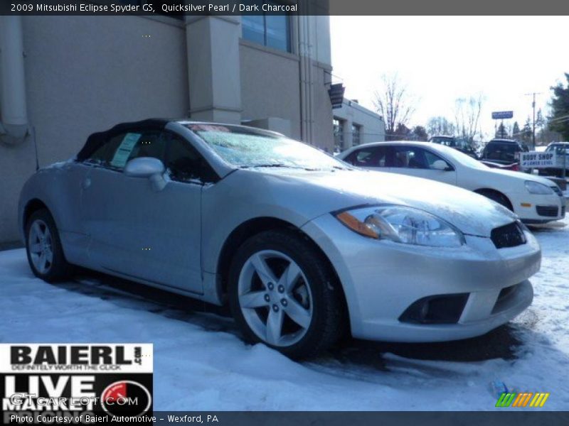 Quicksilver Pearl / Dark Charcoal 2009 Mitsubishi Eclipse Spyder GS