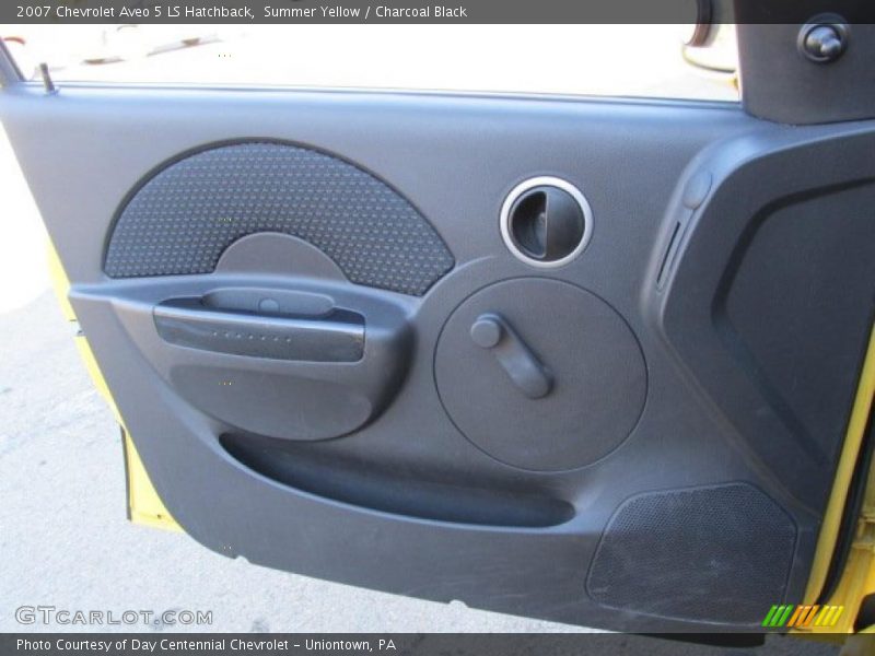 Summer Yellow / Charcoal Black 2007 Chevrolet Aveo 5 LS Hatchback