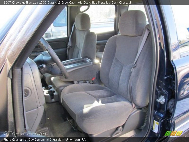Dark Blue Metallic / Dark Charcoal 2007 Chevrolet Silverado 1500 Classic LS Crew Cab 4x4