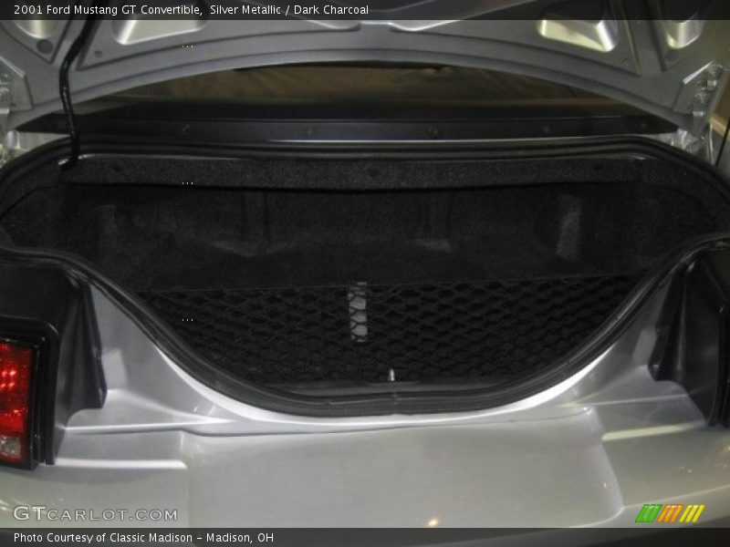 Silver Metallic / Dark Charcoal 2001 Ford Mustang GT Convertible