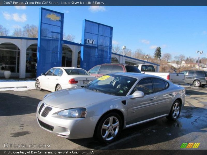 Liquid Silver Metallic / Ebony 2007 Pontiac Grand Prix GXP Sedan
