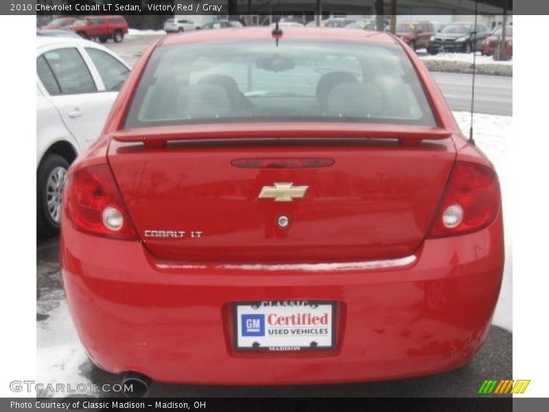 Victory Red / Gray 2010 Chevrolet Cobalt LT Sedan
